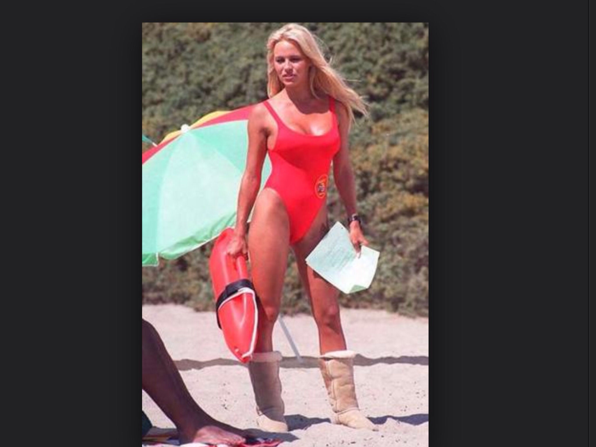 pam anderson ugg boots